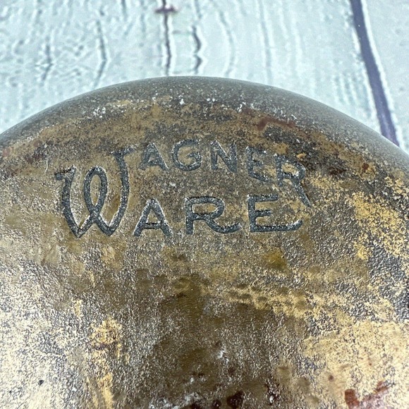 WAGNER WARE Cast Iron 6 1/2 Inch Skillet, Made In USA, #3, "K" - Picture 2 of 8